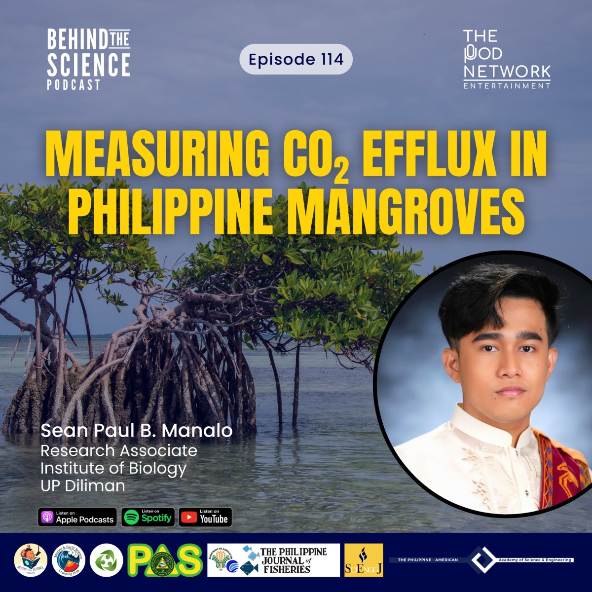Our Mangrove CO₂ Efflux Study Featured on Behind the Science&nbsp;Podcast
